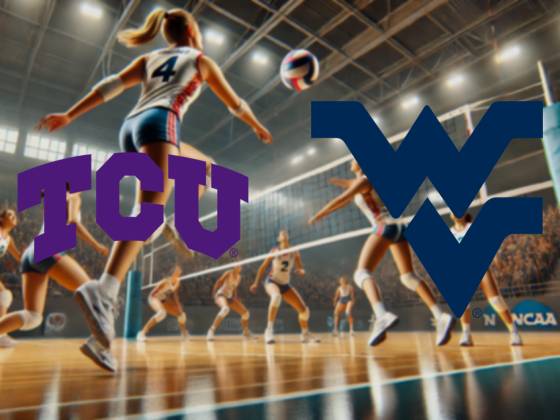 TCU Horned Frogs at West Virginia Mountaineers Women's Volleyball